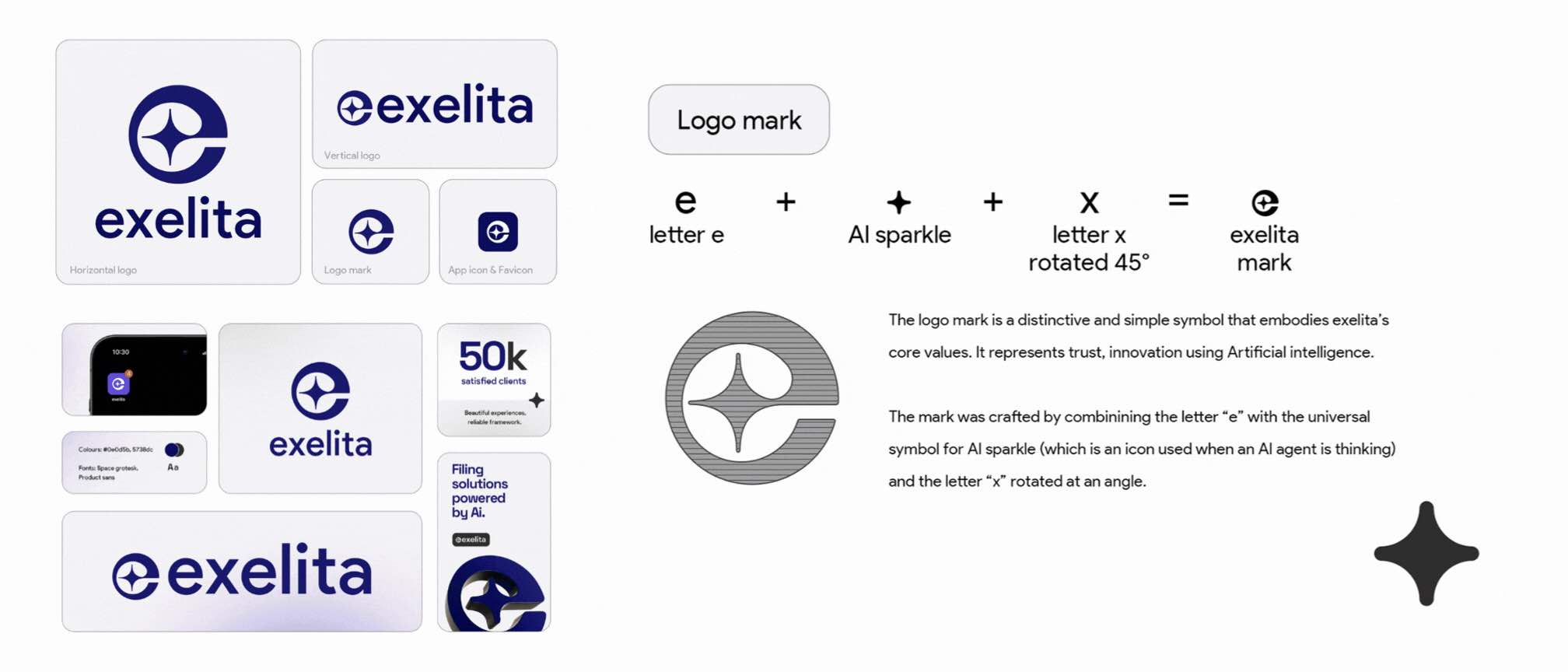 Exelita brand identity system